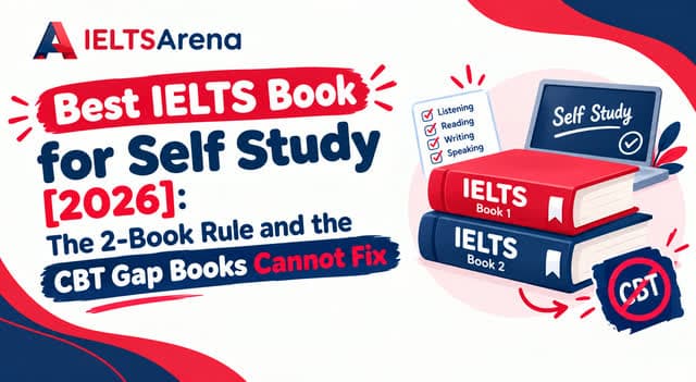 Best IELTS Book for Self Study [2026]: The 2-Book Rule Nobody Tells You