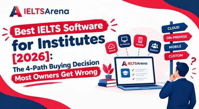 Best IELTS Software for Institutes [2026]: The 4-Path Buying Decision Nobody Explains